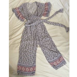 Bohemian printed jumpsuit